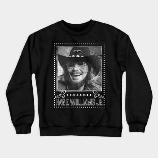 Hank Williams Jr / Vintage Faded Style Fan Design Crewneck Sweatshirt